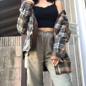 Plaid Jacket Sweater
